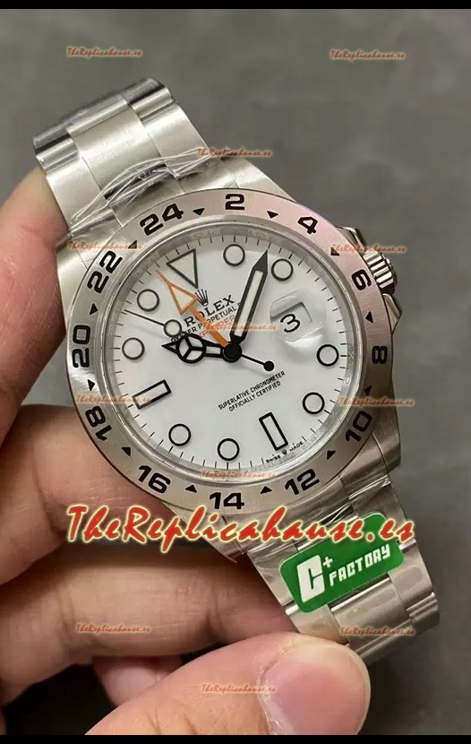 Rolex Explorer M216570-001 Reloj Réplica a Espejo 1:1 - Dial Blanco Movimiento CAL. 3285