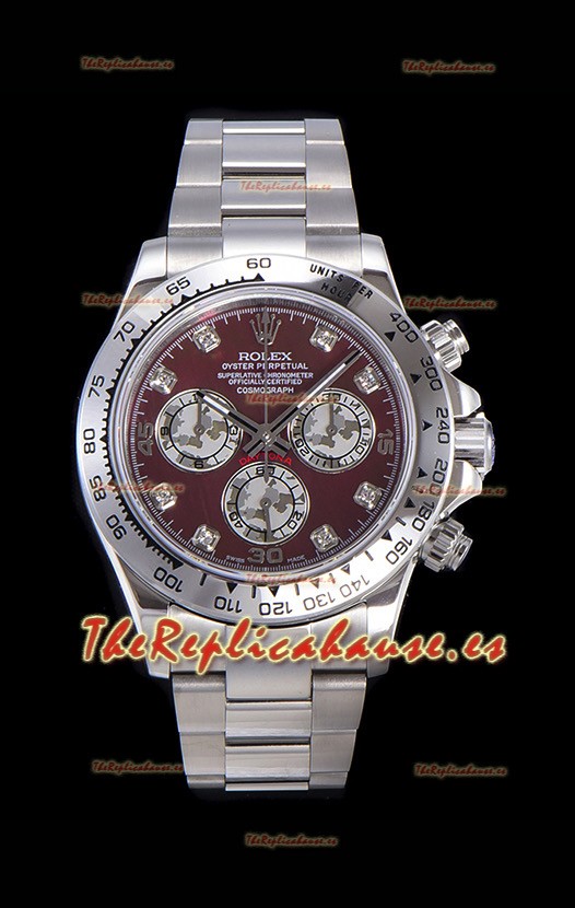 Rolex Daytona Acero Inoxidable Watch with Original Cal.4130 Movement - 1:1 Mirror 904L Steel Watch