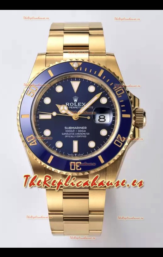 Rolex Submariner 41MM Date Cerámica Oro m126618lb - Réplica Espejo 1:1 - Reloj Ultimate Acero 904L