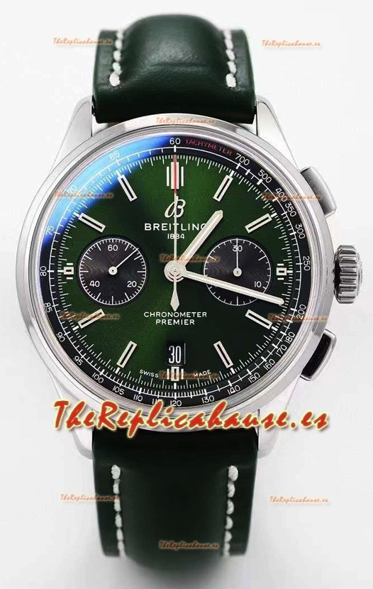 Breitling Chronomat B01 Edición Suiza 42 Reloj Calidad Espejo 1:1 Dial Verde