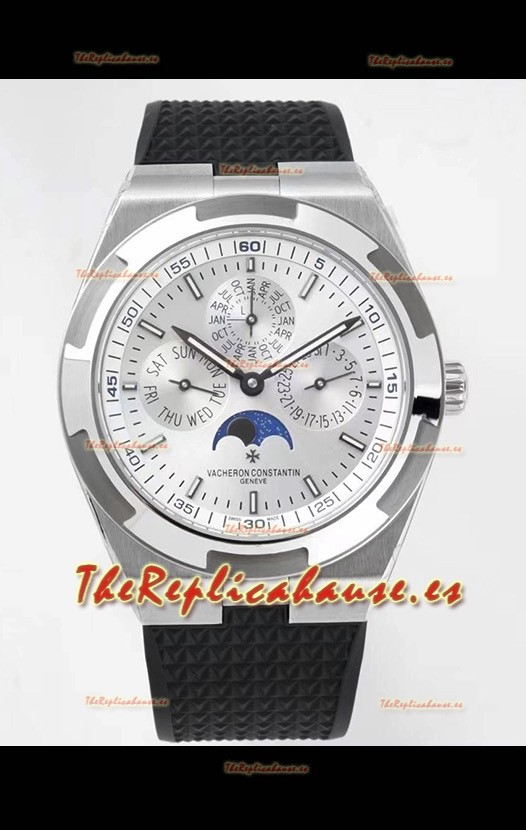 Vacheron Constantin Overseas Perpetual Calendar Ultra-Fino Reloj Réplica Caja en Acero Dial Acero