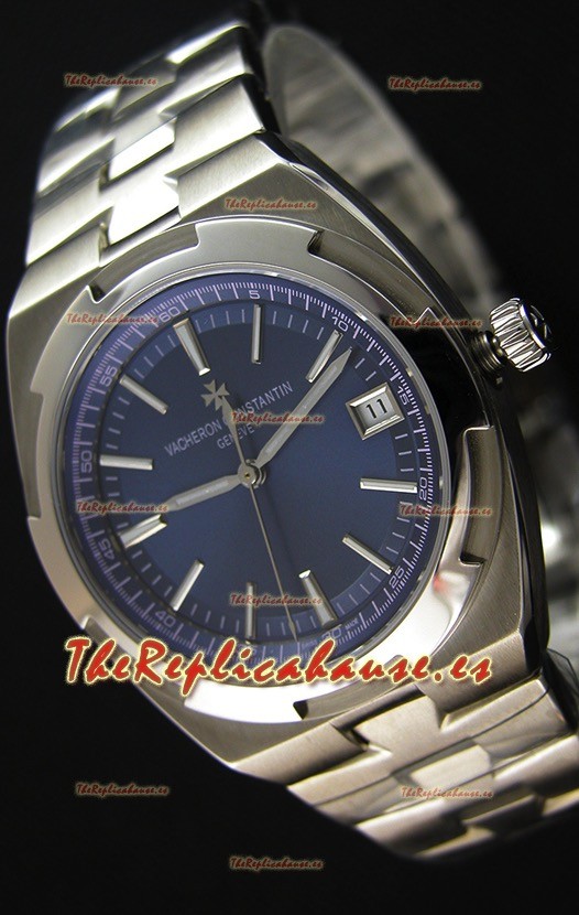 Vacheron Constantin Overseas Reloj Réplica Suizo a Espejo 1:1 con Dial en Azul 