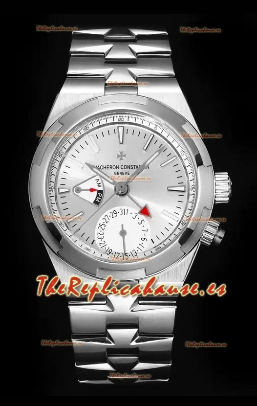 Vacheron Constantin Overseas Dual Time Reloj Réplica Suizo a Espejo 1:1 Dial en Acero