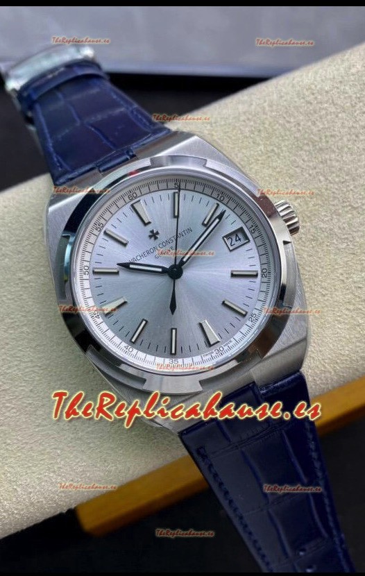Vacheron Constantin Overseas Reloj Réplica Suizo a Espejo 1:1 Dial en Acero - Correa de Piel