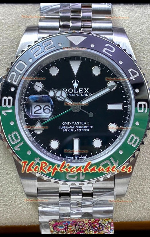 Rolex GMT Masters II 126720VTNR SPRITE Movimiento Cal.3285 Reloj Réplica Suizo - Reloj en Acero 904L Ultimate
