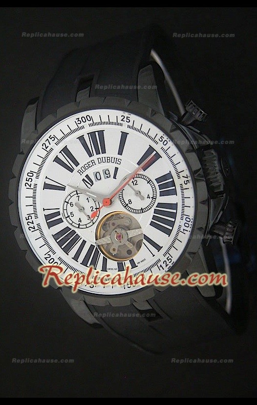 Roger Dubuis Excalibur Tourbilon Reloj Japonés de PVD