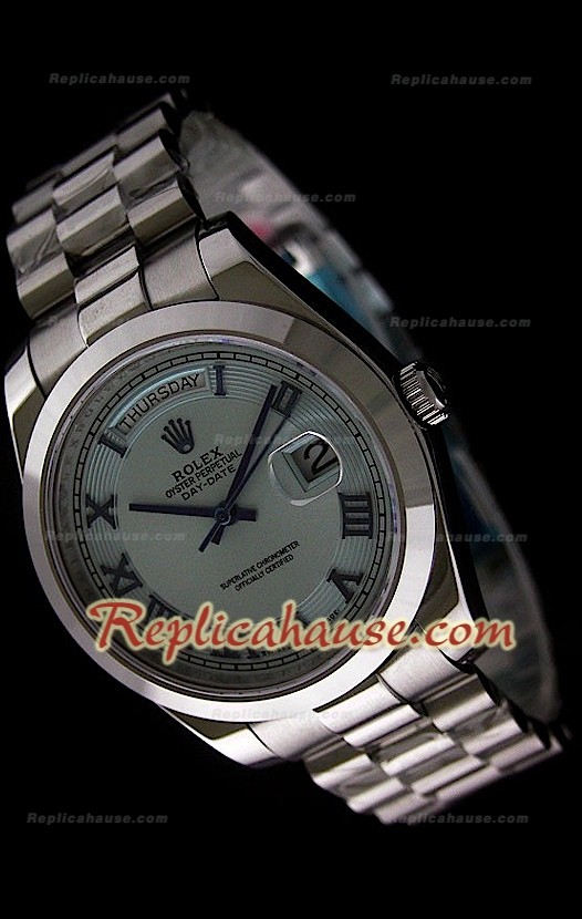 Rolex DayDate Reproducción Reloj Suizo con Números Árabes