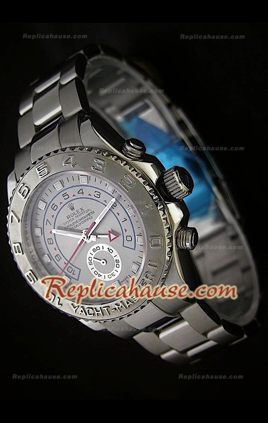 Rolex Replica Yachtmaster II Reloj Suizo con Esfera Gris