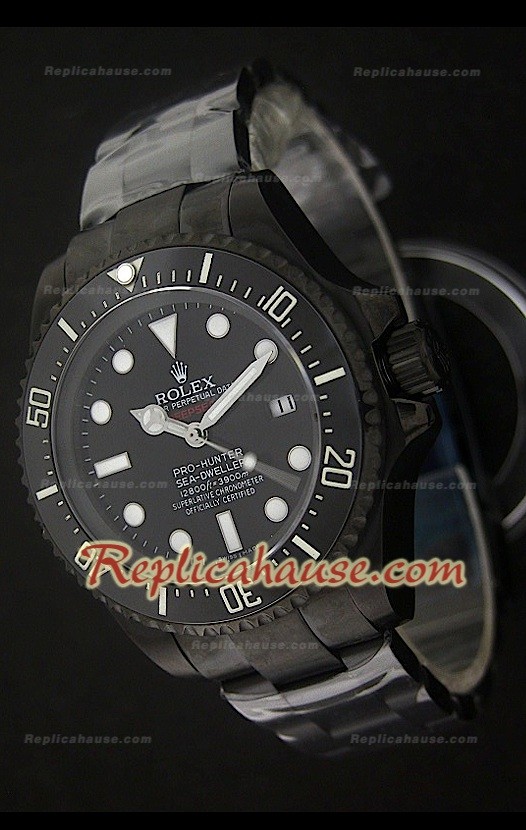 Réplica Reloj Suizo Rolex Edición Sea Dweller Deep Sea en PVD 