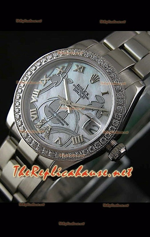 Reloj Rolex Datejust para damas en carcasa acero de 31 mm.