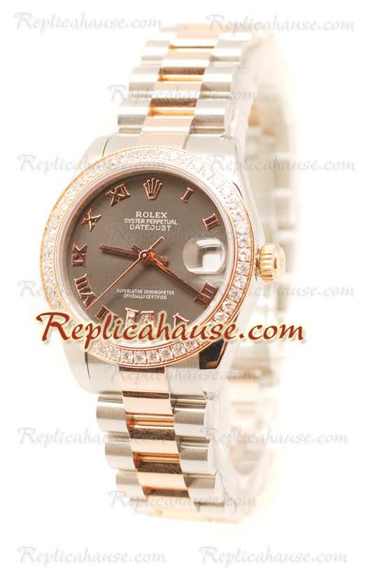 Rolex Datejust Diamond VI Reloj de imitación Japonés - 36MM