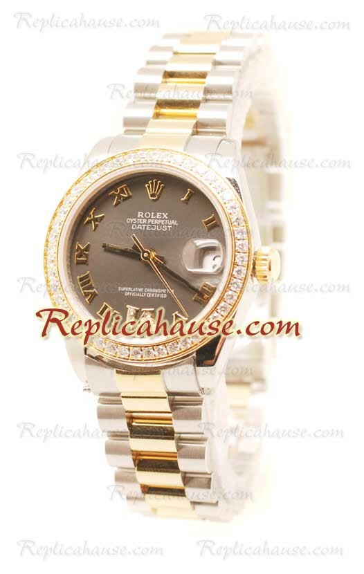 Rolex Datejust Oyster Perpetual Reloj Suizo de imitación - 36MM