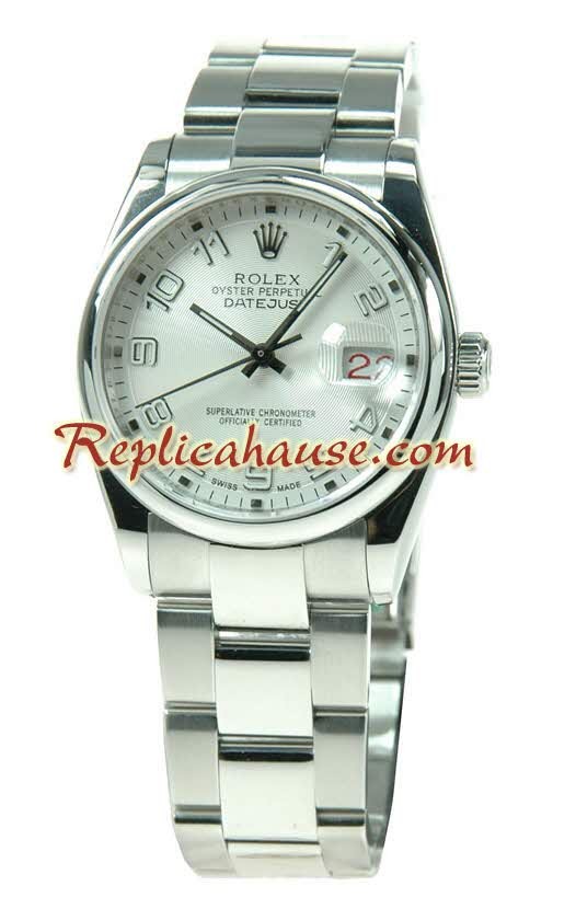 Rolex Datejust Suizo Silver Reloj