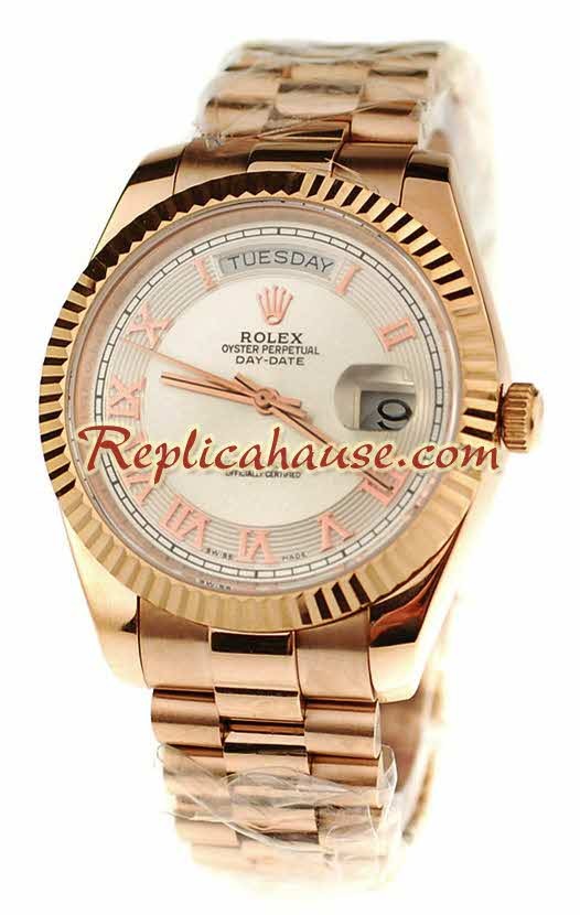 Rolex Réplica Day Date Oro Rosa Reloj Suizo
