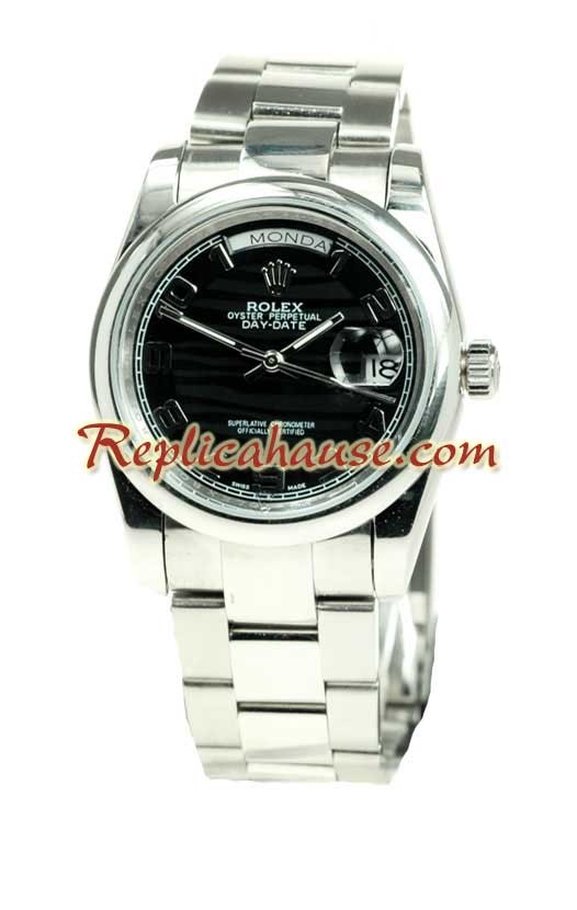 Rolex Réplica Day Date Silver Reloj
