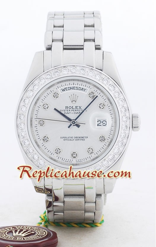 Rolex Réplica Day Date Silver