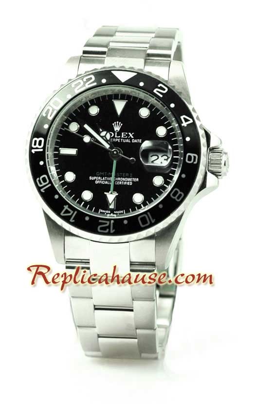 Rolex Réplica GMT Reloj - Bisel negro 2011 Edición