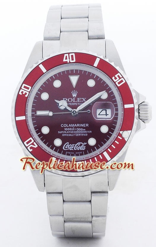 Rolex Submariner Réplica - Edición Coca Cola - para Hombre
