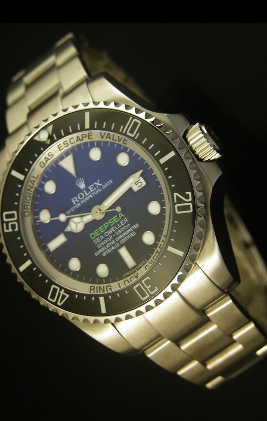 Rolex Sea Dweller Deepsea Reloj Suizo Dial Azul