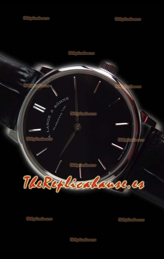 A.Lange Sohne Saxonia Thin Reloj Réplica en caja de Acero 
