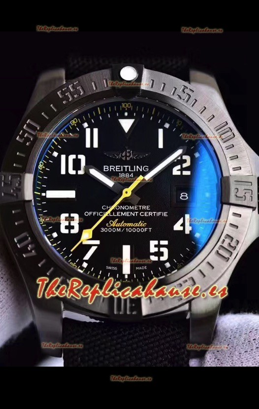 Breitling Avenger II Seawolf Airblack Reloj Réplica Suizo a espejo 1:1 Último