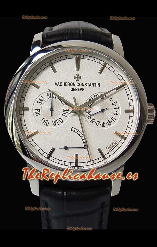 Vacheron Constantin Traditionnelle Day Date Steel Reloj Réplica Suizo
