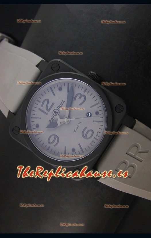Bell & Ross BR03-92 Reloj Replica Suizo Dial Gris