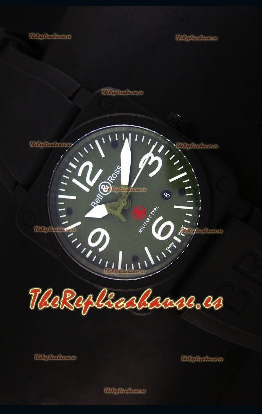 Bell & Ross BR03-92 Reloj Replica Suizo Dial Verde