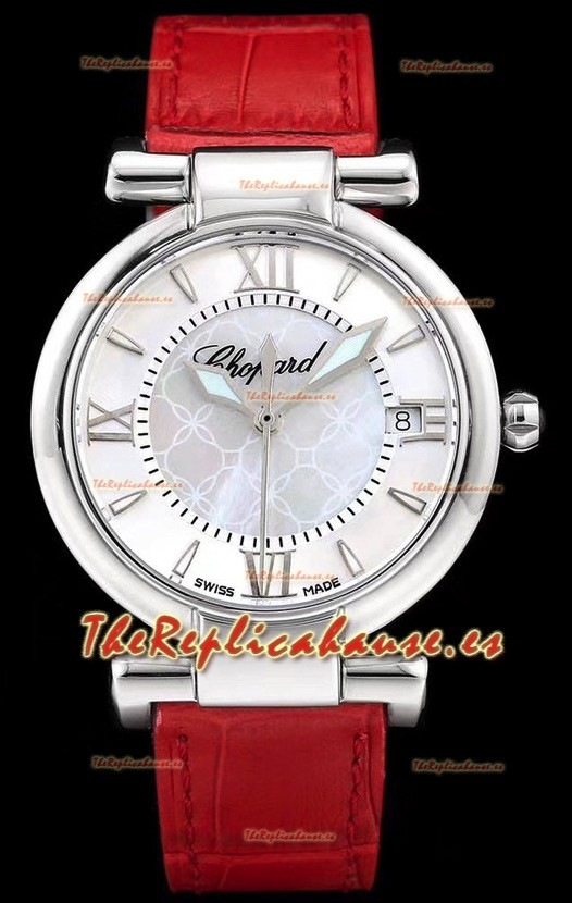 Chopard Imperiale Dial Blanco, Reloj Réplica Suizo Automático en Acero 904L