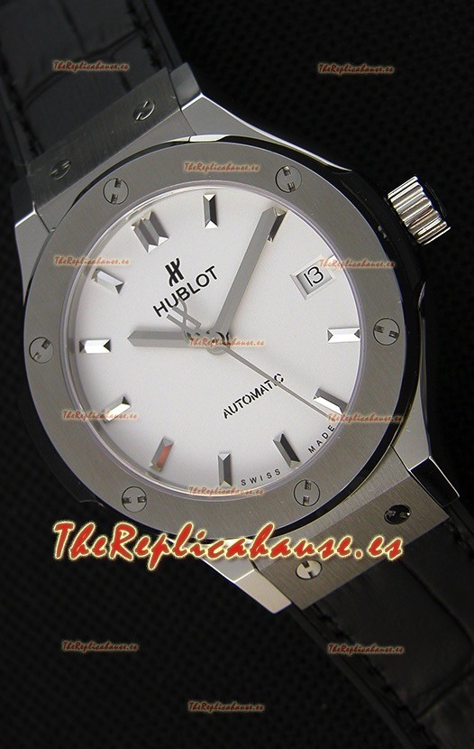 Hublot Big Bang Classic Fusion 38MM Reloj Réplica a Espejo 1:1 Dial Blanco
