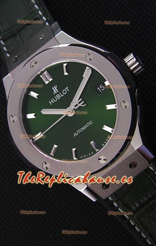 Hublot Big Bang Classic Fusion 38MM Reloj Réplica a Espejo 1:1 Dial Verde