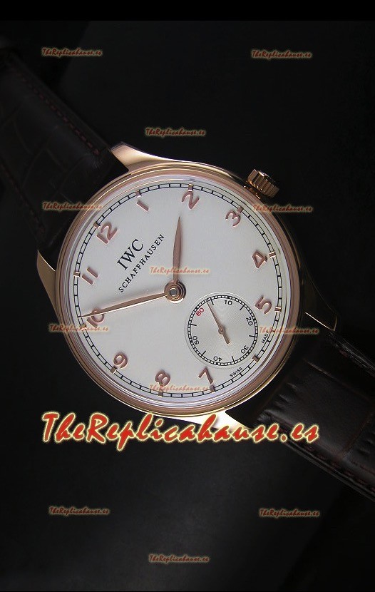 IWC Portugieser IW545409 Reloj Suizo de Oro Rosado, Replica a escala 1:1