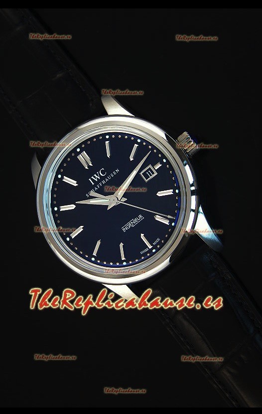 IWC Ingenieur Automatic Reloj Suizo Edición Limitada Dial Negro Replica a Escala 1:1 