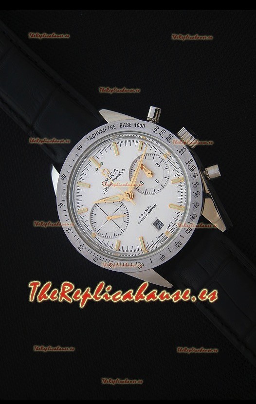 Omega Speedmaster 57 Co-Axial Reloj Cronógrafo en Correa de Piel