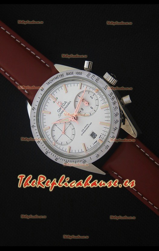 Omega Speedmaster 57 Co-Axial Reloj Cronógrafo con Correa de Piel color Marrón