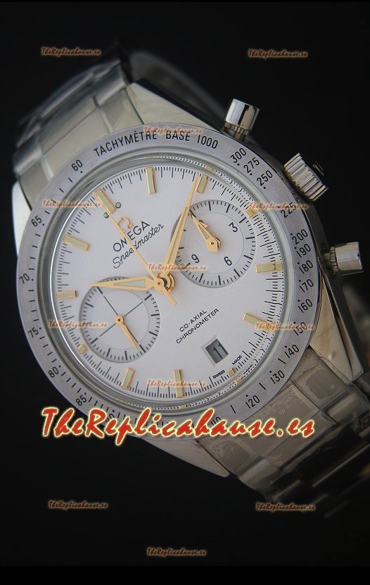 Omega Speedmaster 57 Co-Axial Reloj Cronógrafo Suizo con Marcadores en Oro Amarillo