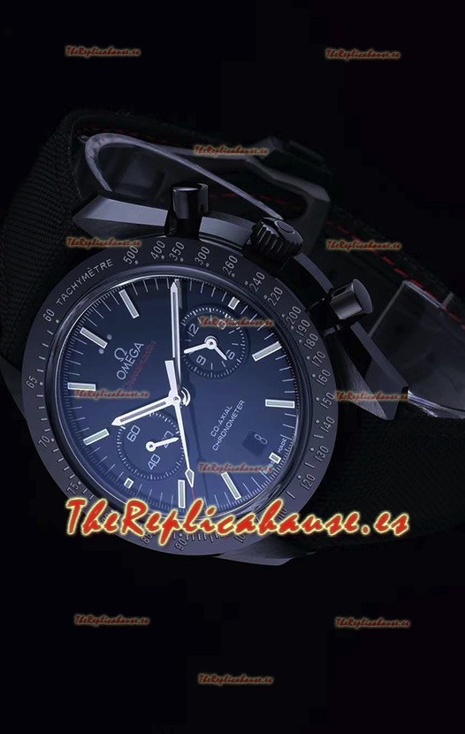 Omega Speedmaster Dark Side of the Moon Ceramic Case Reloj Réplica a Espejo 1:1 Dial Negro