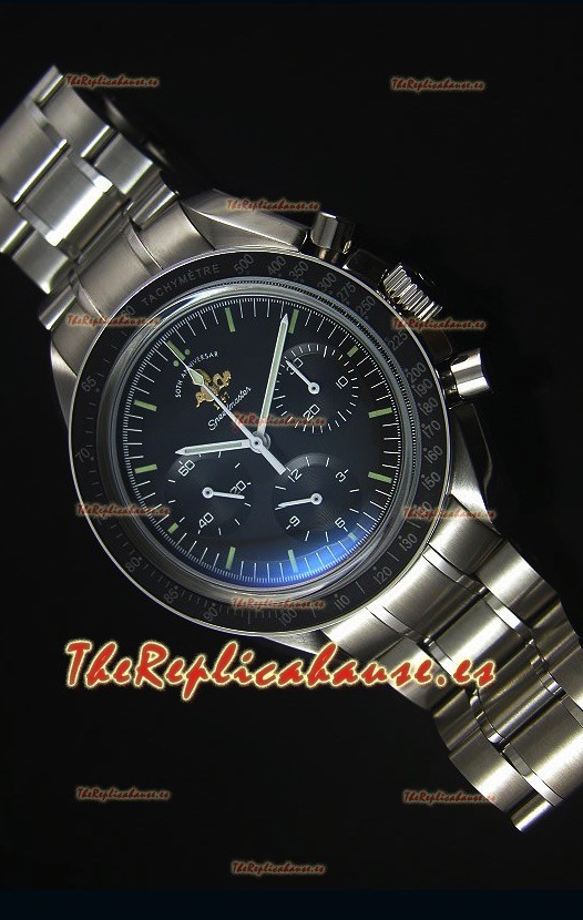 Omega Speedmaster 50 Anniversary Moon Reloj Replica Suizo Escala 1:1