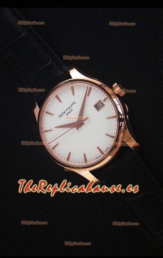 Patek Philippe #Ref 5227 Reloj Replica Suizo a Espejo 1:1 en Oro Amarillo Dial Blanco