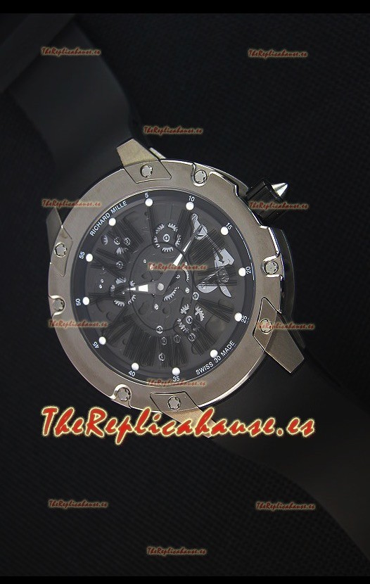 Richard Mille RM033 Extra Flat Edition Reloj Replica Suizo en Titanio con Numerales en Numeros Romanos
