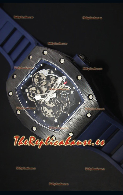 Richard Mille RM055 Reloj con Caja de Cerámica con Interior del Bisel en Azul