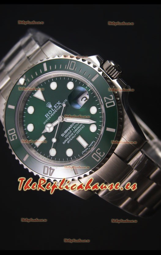 Rolex Submariner 116610 Green Ceramic - Reloj Replica Suizo La mejor y última Edición de 2017