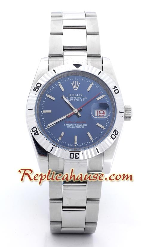 Rolex Réplica Datejust Turn O Graph Reloj Suizo para Hombre