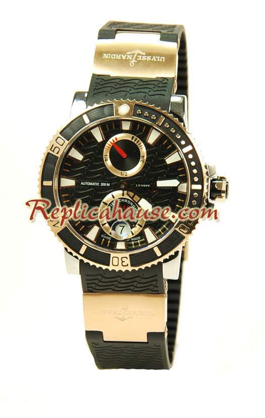 Ulysse Nardin Maxi Marine Chronometer Reloj Suizo de imitación