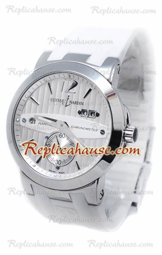 Ulysse Nardin Executive Dual Time White Reloj