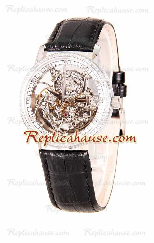 Vacheron Constantin Skeleton Diamonds Reloj Suizo de imitación