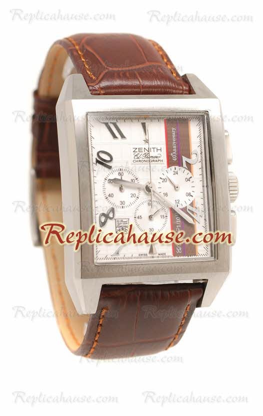 Zenith El Primero 40th Anniversary Cronógrafo Reloj Réplica