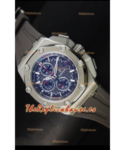 Audemars Piguet Royal Oak Offshore Michael Schumacher Reloj color Gris con Movimiento de Cuarzo