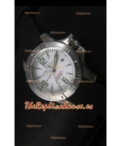Ball Hydrocarbon Spacemaster Reloj Automático Correa de Goma con Dial Blanco - Movimiento Citizen Original