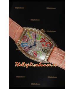 Franck Muller Master of Complications Casablanca Ladies Reloj con Caja en Oro Rosado